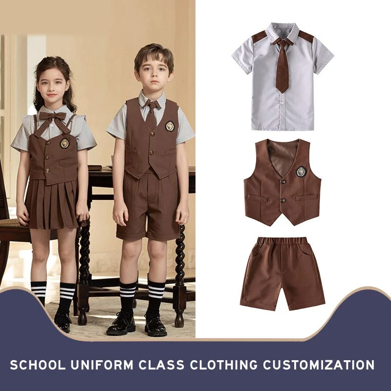 Tenue scolaire mondiale kaki pour étudiants