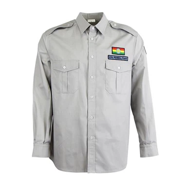 Ensemble de garde uniformes à manches longues de sécurité de service de police éthiopienne