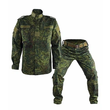 Uniforme tactique de style militaire russe Woodland Camo pour soldat